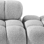 Canapé modulable 3 pièces Meridian Furniture Ames 102 en tissu bouclé