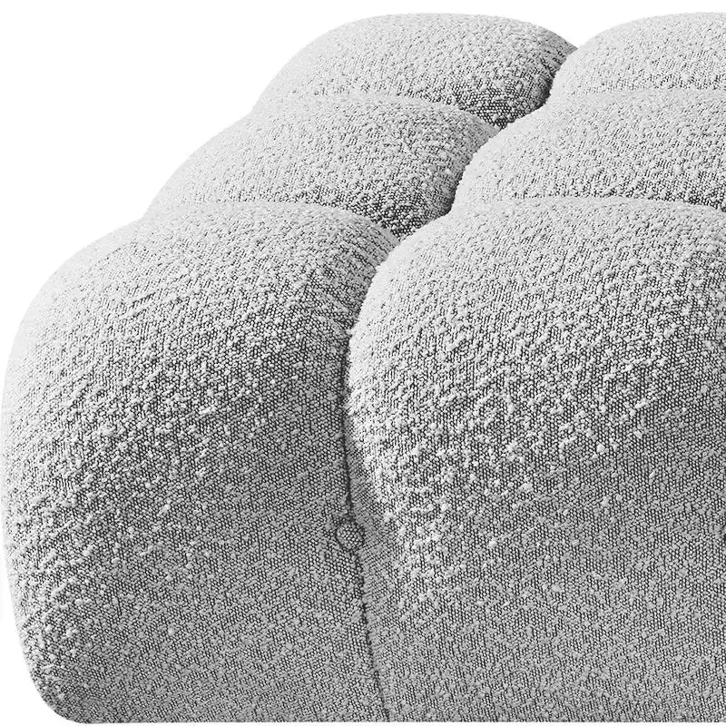 Canapé modulable 3 pièces Meridian Furniture Ames 102 en tissu bouclé