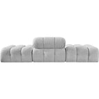 Canapé modulable 3 pièces Meridian Furniture Ames 102 en tissu bouclé
