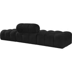 Canapé modulable 3 pièces Meridian Furniture Ames 102 en tissu bouclé