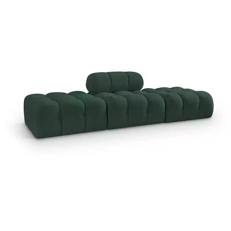 Canapé modulable 3 pièces Meridian Furniture Ames 102 en tissu bouclé