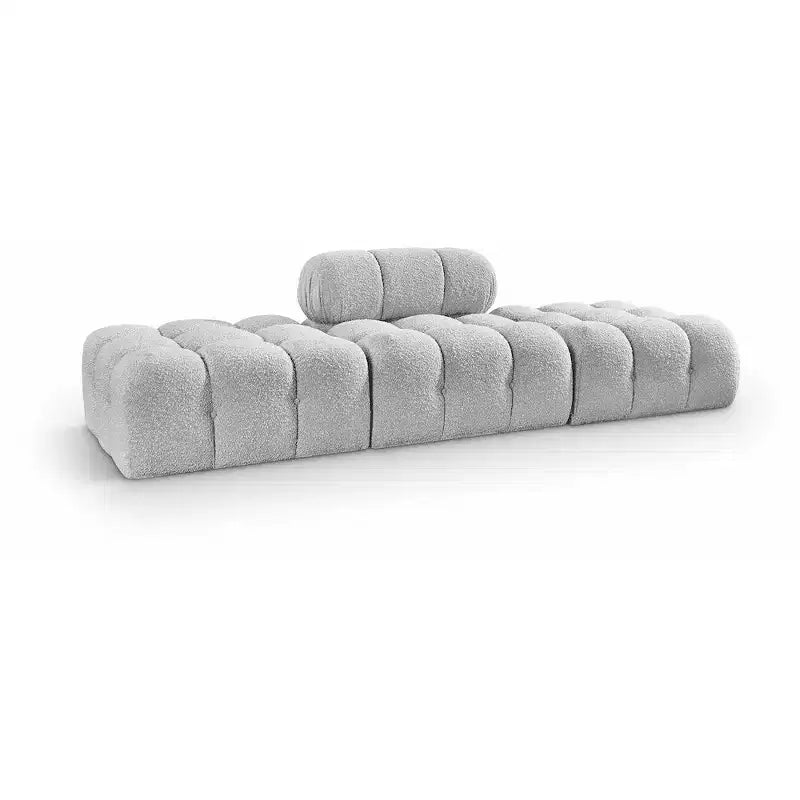 Canapé modulable 3 pièces Meridian Furniture Ames 102 en tissu bouclé