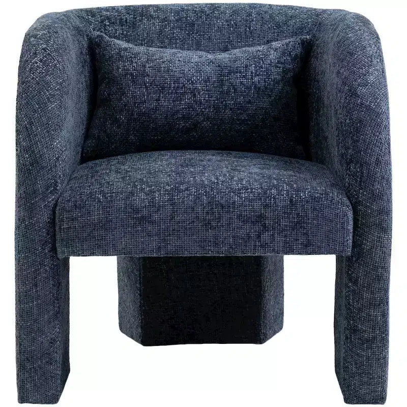 Chaise Meridian Furniture Sawyer en tissu chenille