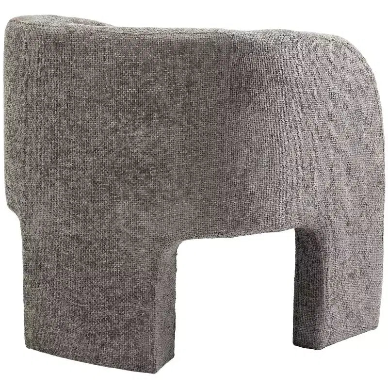 Chaise Meridian Furniture Sawyer en tissu chenille