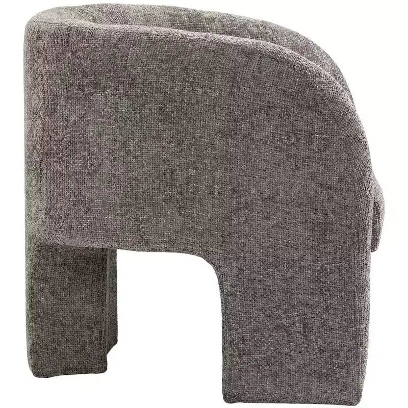 Chaise Meridian Furniture Sawyer en tissu chenille
