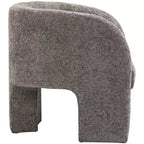 Chaise Meridian Furniture Sawyer en tissu chenille