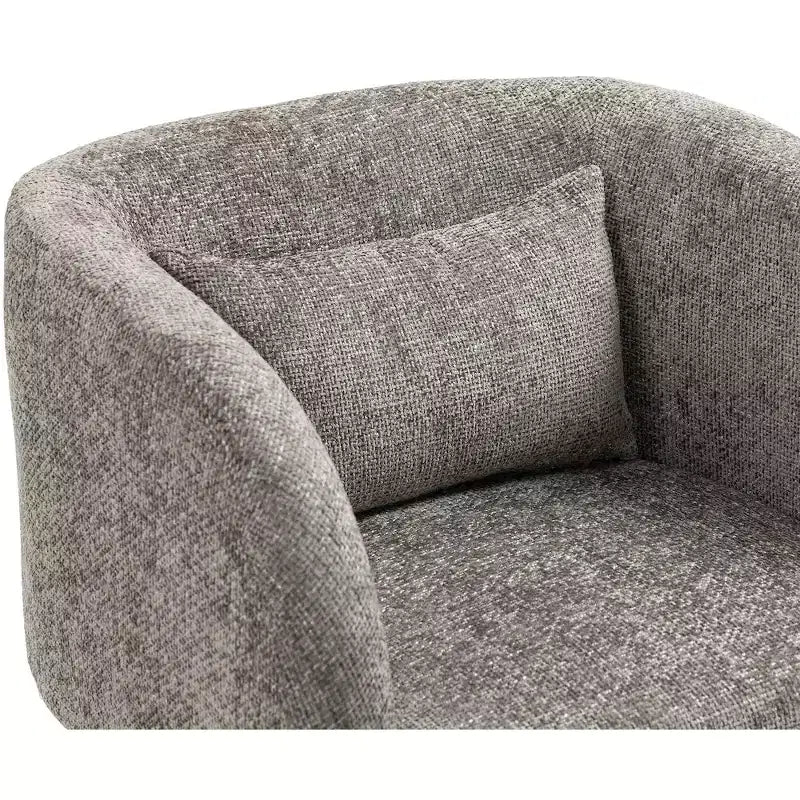 Chaise Meridian Furniture Sawyer en tissu chenille