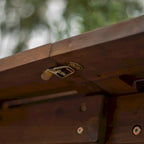Ensemble de salle à manger 5 pièces extensible en acacia Middlebrook Hydaburg