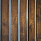 Ensemble de salle à manger 5 pièces extensible en acacia Middlebrook Hydaburg