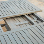 Ensemble de salle à manger 5 pièces extensible en acacia Middlebrook Hydaburg
