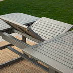 Ensemble de salle à manger 5 pièces extensible en acacia Middlebrook Hydaburg