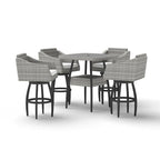 Ensemble de 5 tabourets de bar d'extérieur Sunbrella Cannes