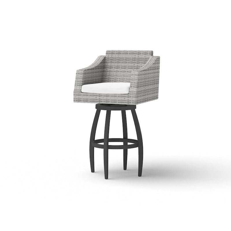 Ensemble de 5 tabourets de bar d'extérieur Sunbrella Cannes