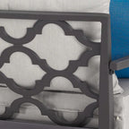 Ensemble de sièges de patio mobile Sunbrella 4 pièces Venetia – Gris