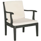 SAFAVIEH Outdoor Living Fresno Gris Ardoise Foncé 4 pièces - 48L x 25P x 32H