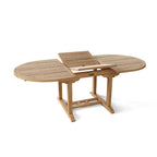 Ensemble de table à manger en teck naturel Hyde Park