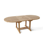 Ensemble de table à manger en teck naturel Hyde Park