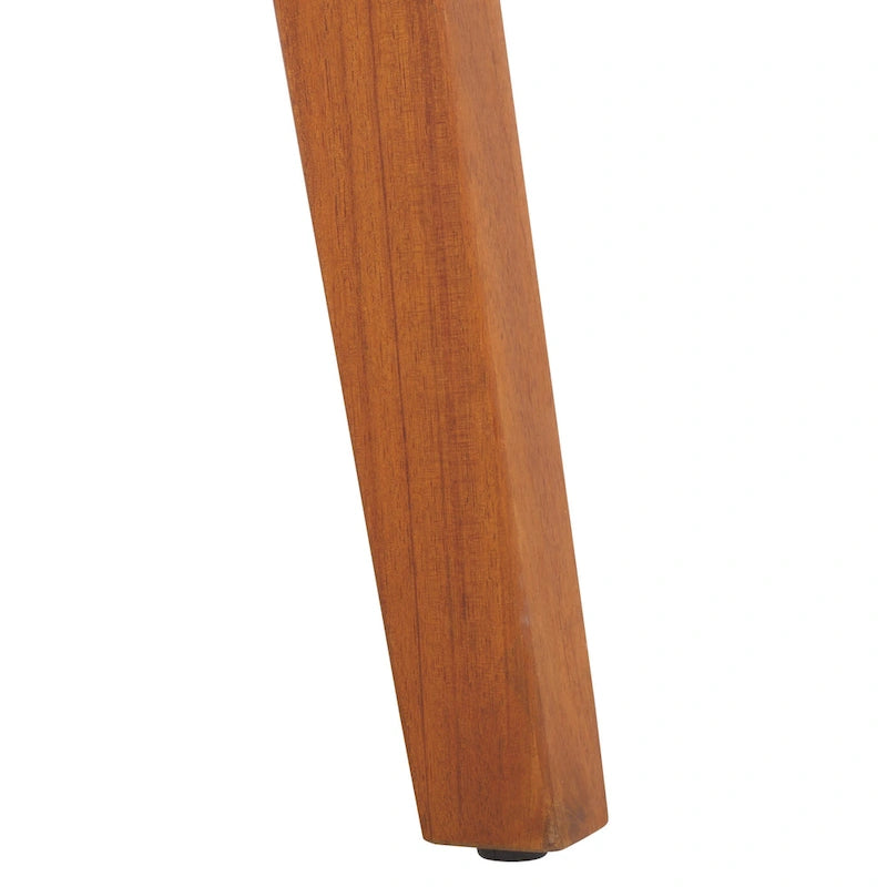 SAFAVIEH Owen Ensemble de conversation de patio 4 pièces en bois massif - 52 larg. x 30 prof. x 25 haut.