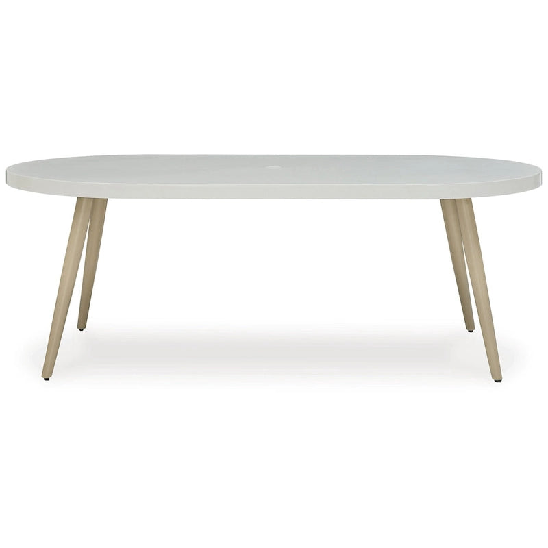 Signature Design by Ashley Seton Creek Ensemble de salle à manger d'extérieur 5 pièces marron/gris – 80 L x 42 P x 28,88 H