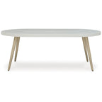 Signature Design by Ashley Seton Creek Ensemble de salle à manger d'extérieur 5 pièces marron/gris – 80 L x 42 P x 28,88 H