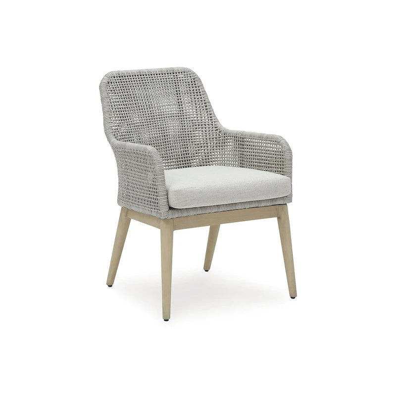 Signature Design by Ashley Seton Creek Ensemble de salle à manger d'extérieur 5 pièces marron/gris – 80 L x 42 P x 28,88 H
