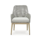 Signature Design by Ashley Seton Creek Ensemble de salle à manger d'extérieur 5 pièces marron/gris – 80 L x 42 P x 28,88 H