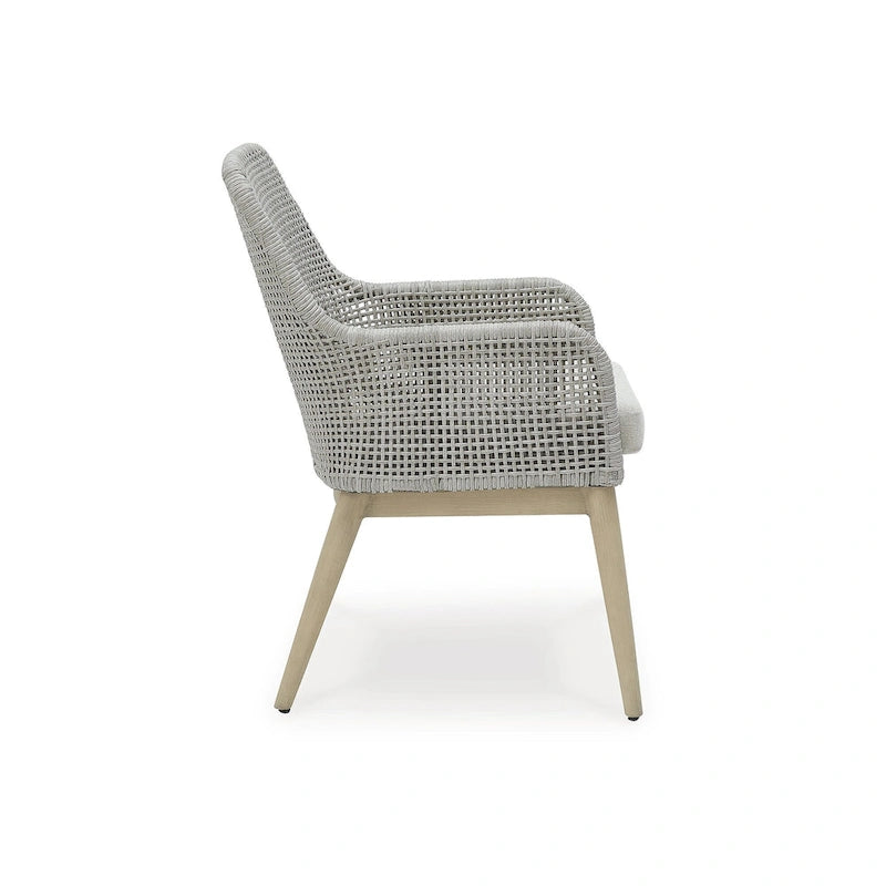 Signature Design by Ashley Seton Creek Ensemble de salle à manger d'extérieur 5 pièces marron/gris – 80 L x 42 P x 28,88 H