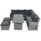 Salon de jardin en rotin