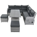 Salon de jardin en rotin