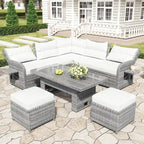 Salon de jardin en rotin