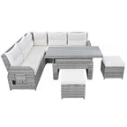 Salon de jardin en rotin