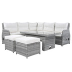 Salon de jardin en rotin