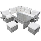 Salon de jardin en rotin