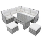 Salon de jardin en rotin