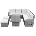 Salon de jardin en rotin