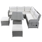 Salon de jardin en rotin