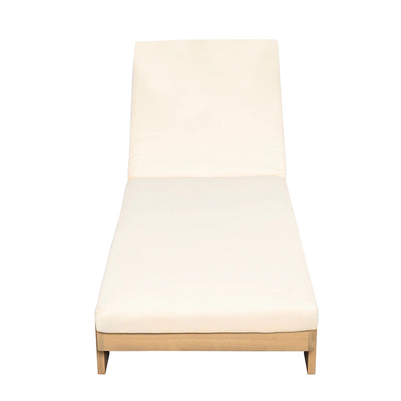 Christopher Knight Home - Lot de 2 chaises longues de jardin en acacia Iran
