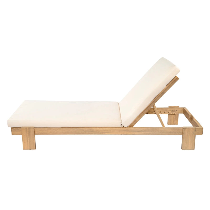 Christopher Knight Home - Lot de 2 chaises longues de jardin en acacia Iran