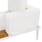 Chaise longue de jardin en métal, lit de repos extérieur 2 en 1 rembourré, chaise longue de jardin, chaise longue de piscine