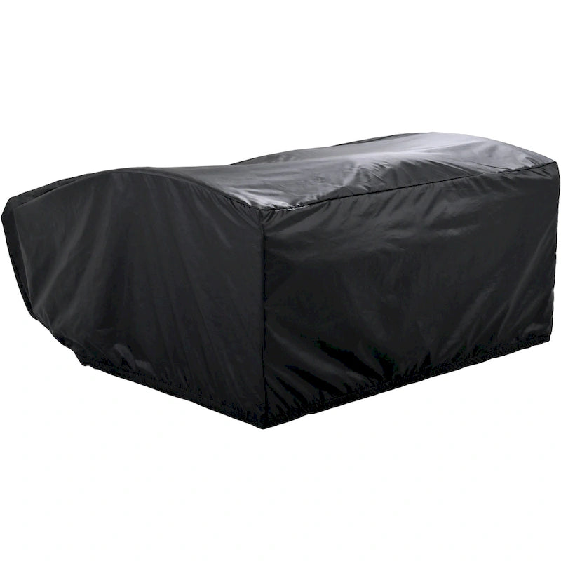 Chaise longue double en rotin PE, lit de jour inclinable pour 2 personnes avec dossier réglable et coussins, transat de jardin