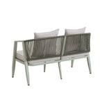 Chaises d'extérieur en métal avec table en fer pour terrasses (Lot de 4)