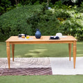 Table à manger rectangulaire d'extérieur en teck Ventura de Cambridge Casual