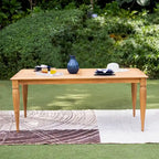 Table à manger rectangulaire d'extérieur en teck Ventura de Cambridge Casual