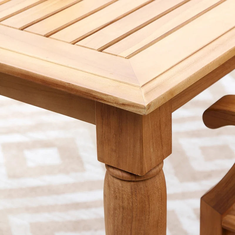 Table à manger rectangulaire d'extérieur en teck Ventura de Cambridge Casual