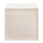 Pouf carré rembourré sur mesure Skyline Furniture avec coutures françaises