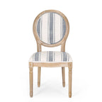 Chaises de salle à manger en tissu de style campagnard français - NH419413