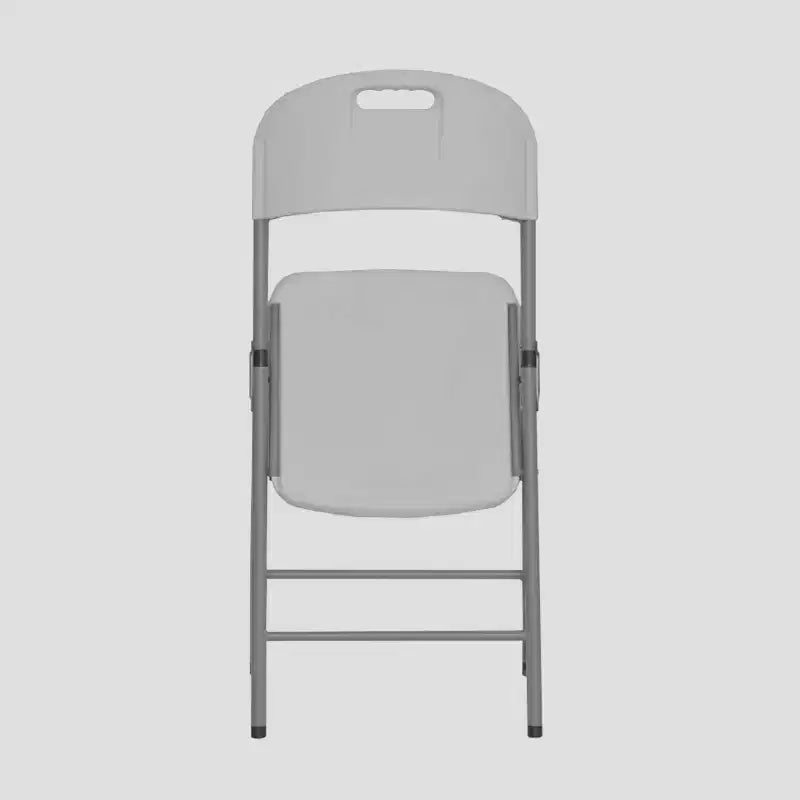 Lot de 4 chaises pliantes Techni Home, blanc granit