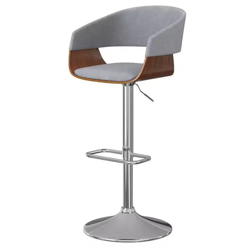 Calinda Adjustable Swivel Barstool Stone Gray - WyndenHall