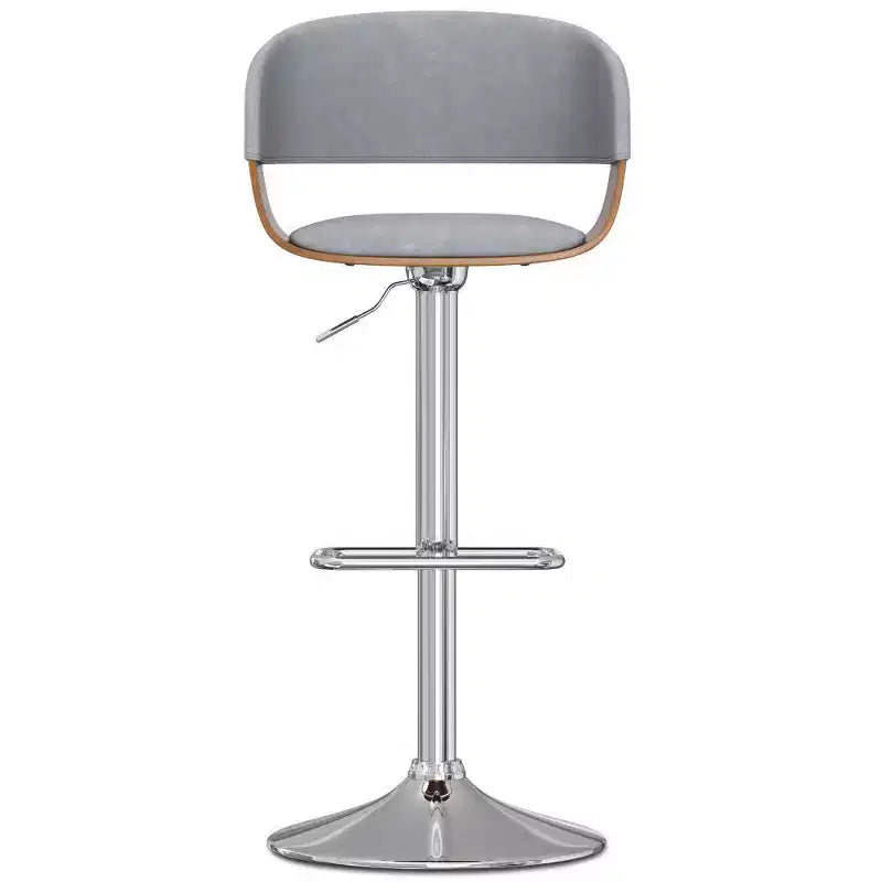 Tabouret de bar pivotant réglable Calinda Gris pierre - WyndenHall