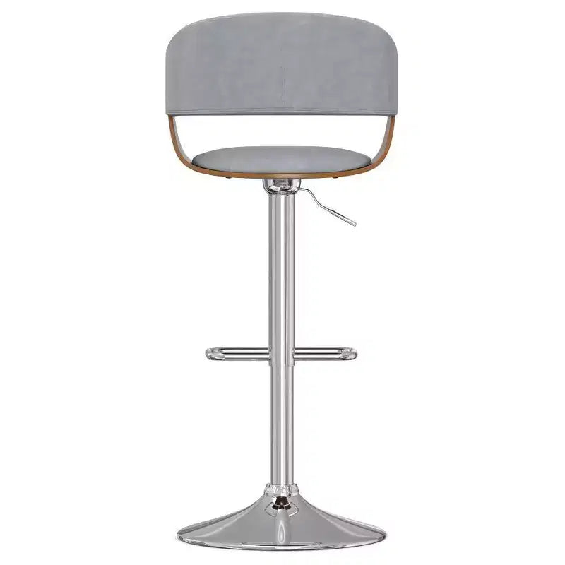 Tabouret de bar pivotant réglable Calinda Gris pierre - WyndenHall